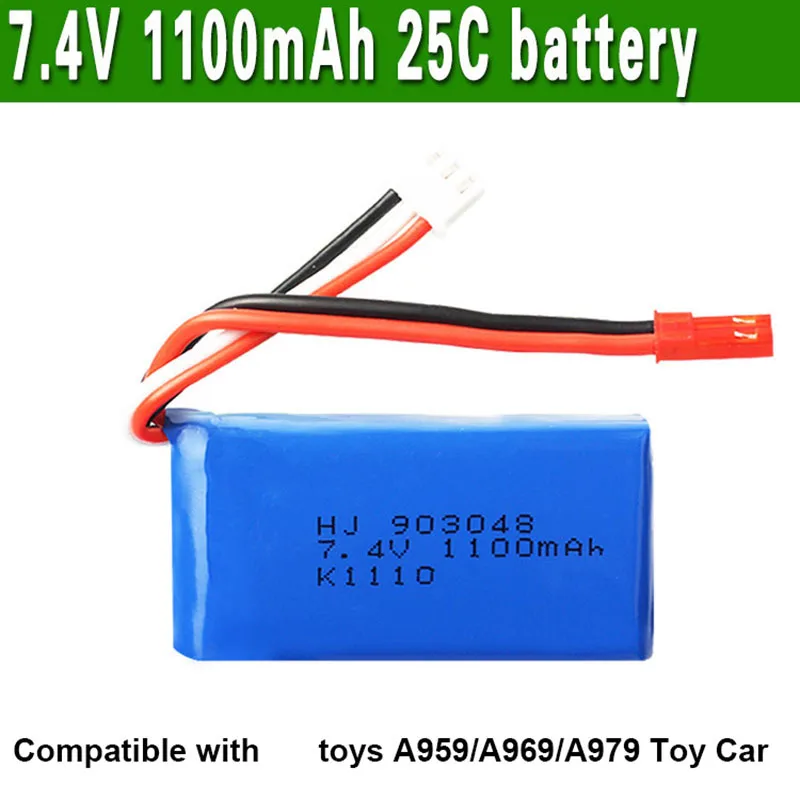 Lipo Battery 7.4v Wltoys A959 7.4v Lipo Battery Wltoys A979 Toys