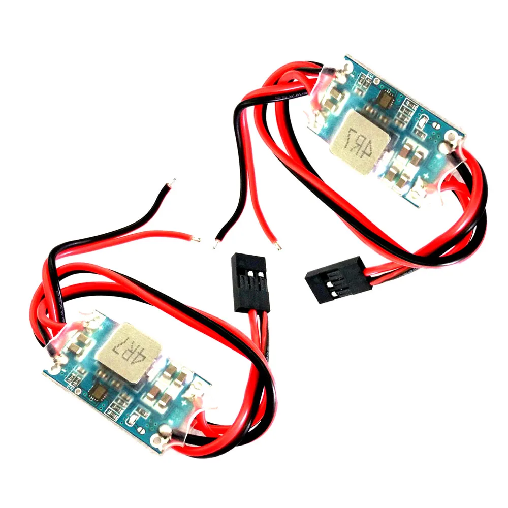 2 шт. независимый внешний понижающий источник питания 2-4S Lipo от 7-20 в до 5 В 3A модуль