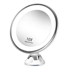 10X Magnifying Makeup Vanity Mirror Portable with LED Light Suction Cup 360ฐ Rotating Makeup Magnifying Glass Home Desktop Bathr Skin Care Tool 10X Magnifying Makeup Vanity Mirror Portable with LED Light Suction Cup 360ฐ Rotating Makeup Magnifying Glass Home Desktop Bathr Skin Care Tool