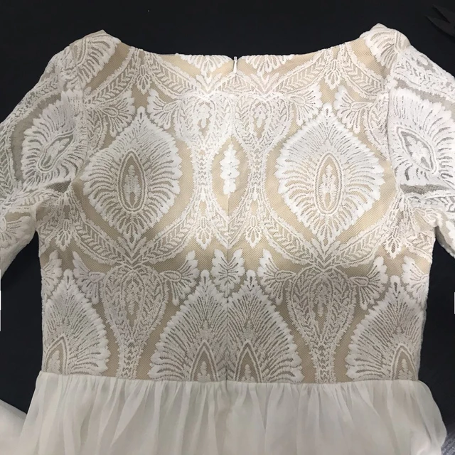 chiffon detachable sleeves