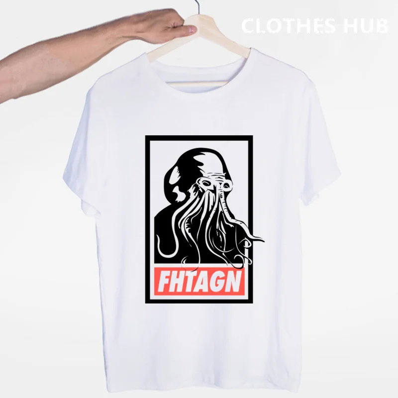 Новинка, Футболка Death Cthulhu Octopus Geek, футболка в стиле хеви-метал для парней, футболка с 3D принтом, распродажа