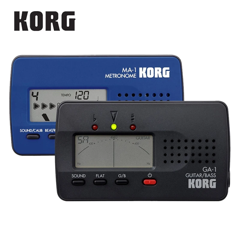 Korg MA1BL MA-1 MA-2 Guitar Solo Metronome Visual Beat Counting GA-1 and Bass Tuner MA2 | Спорт и развлечения