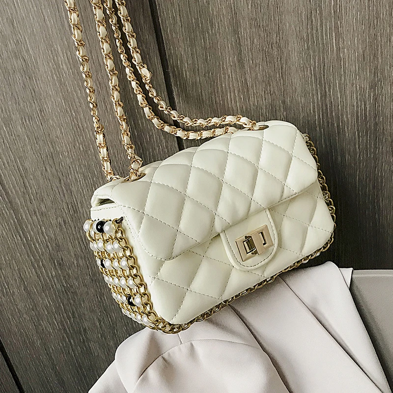 

Simple Chain Bags 2020 New Fashion One-shoulder Messenger Bags Simple and Practical Small Square Bag High-quality Design Bags Gg