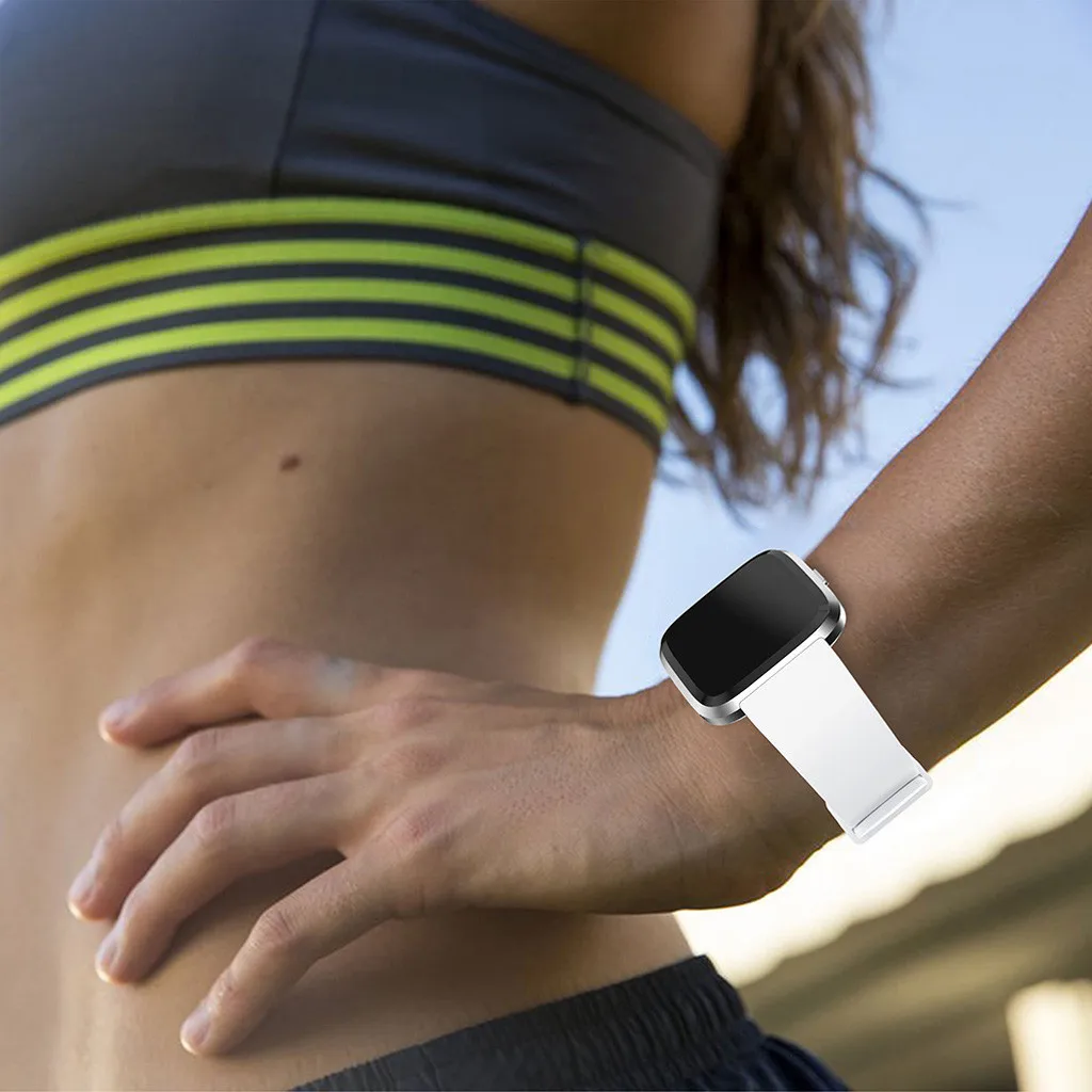 Браслет ремни Мягкий силиконовый сменный спортивный ремешок для Fitbit Versa 2 Smartwatch Красочный мягкий силиконовый браслет FW3