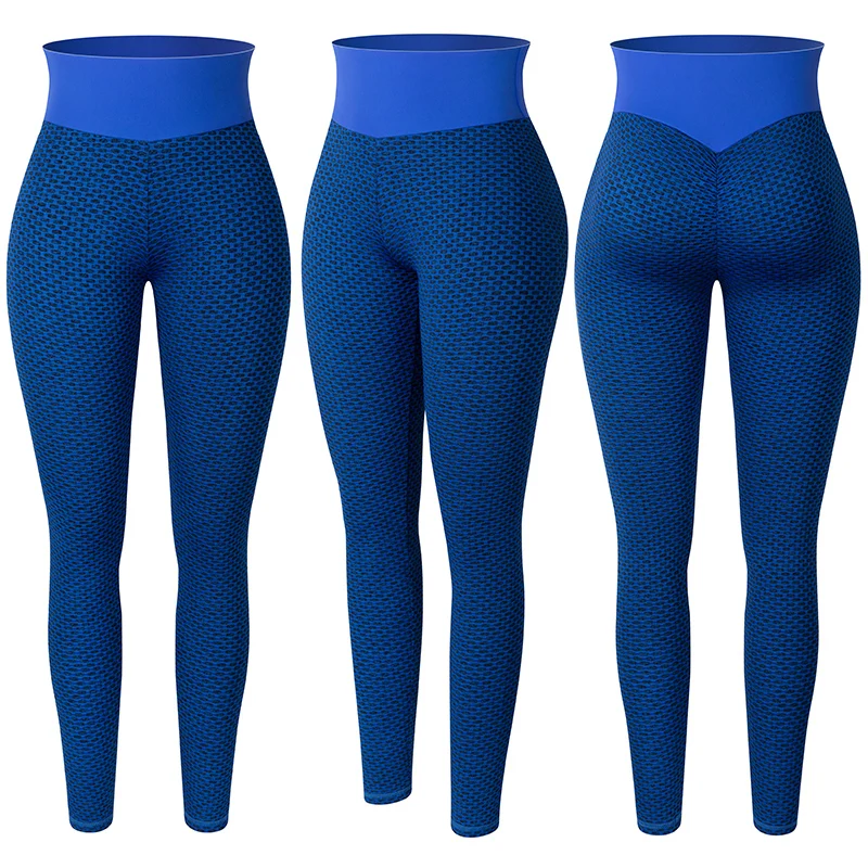 Women High Waist Leggings No See Through Thick Fitness Legging Butt Lift Seamless Legins Workout Gym Scrunch Booty Push Up Pants