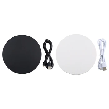 

PULUZ PU3048 Rotating Display Stand,15cm Electric Rotating Turntable Display Stand Photography Video Props Turntable