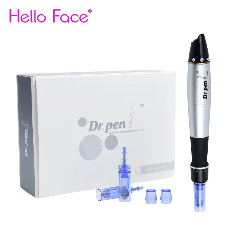 Dr. Pen Ultima A1 Electric Derma Pen Auto Dermopen Skin Micro Needling Pen Kit Per La Cura Della Mesoterapia Strumenti Con 12 Pin
