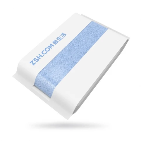 Xiaomi ZSH банное полотенце хлопок сильное водопоглощение полиэфирное антибактериальное детское банное полотенце s - Цвет: Синий