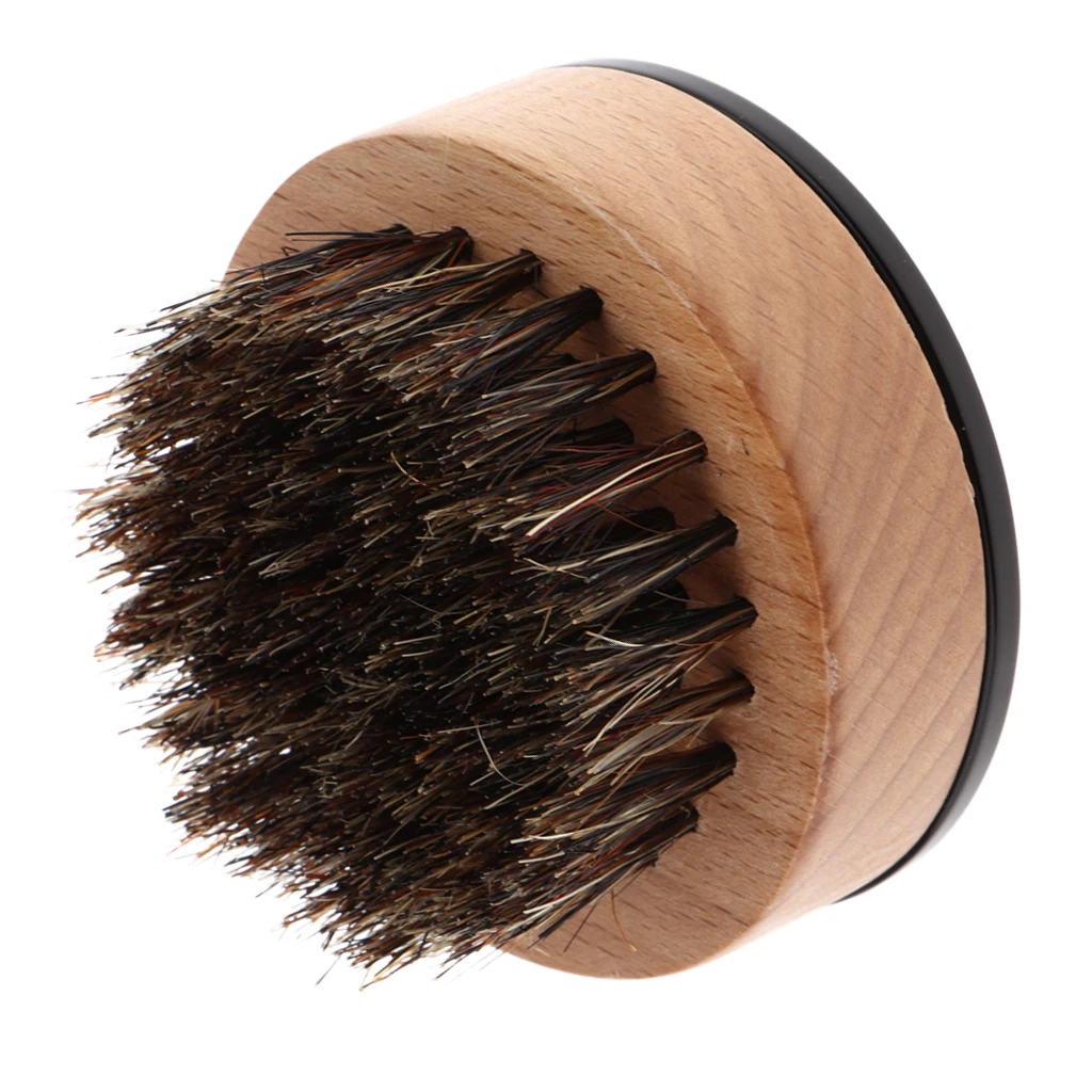 Men’s Pocket Beard Brush - Super Soft Hair Brush for Men - Styling Beard Hairbrush for Fine, Thin or Thick Hair