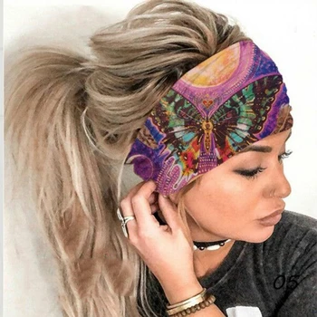 10 Styles Women Stretch Wide Headwrap Sports Running Bandage Hair Bands Yoga Fitness Turban Elastic