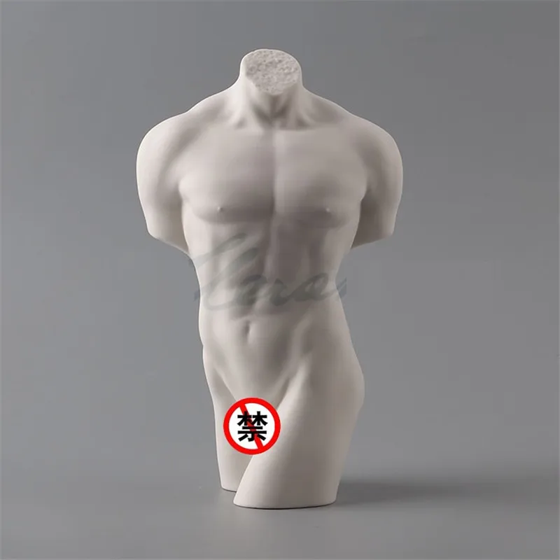 

Simple Modern Creative Glaze Ceramic Naked Man Figure Art Sculpture Nude Male Statue Ceramic Craft Home Decoration R3104
