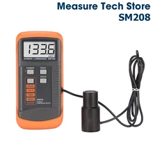 SM208 измеритель яркости экрана фотоэлектрический измеритель Luminance 0,01-39990cd/m2 Измерительный диапазон тестер белизны с зондом светильник