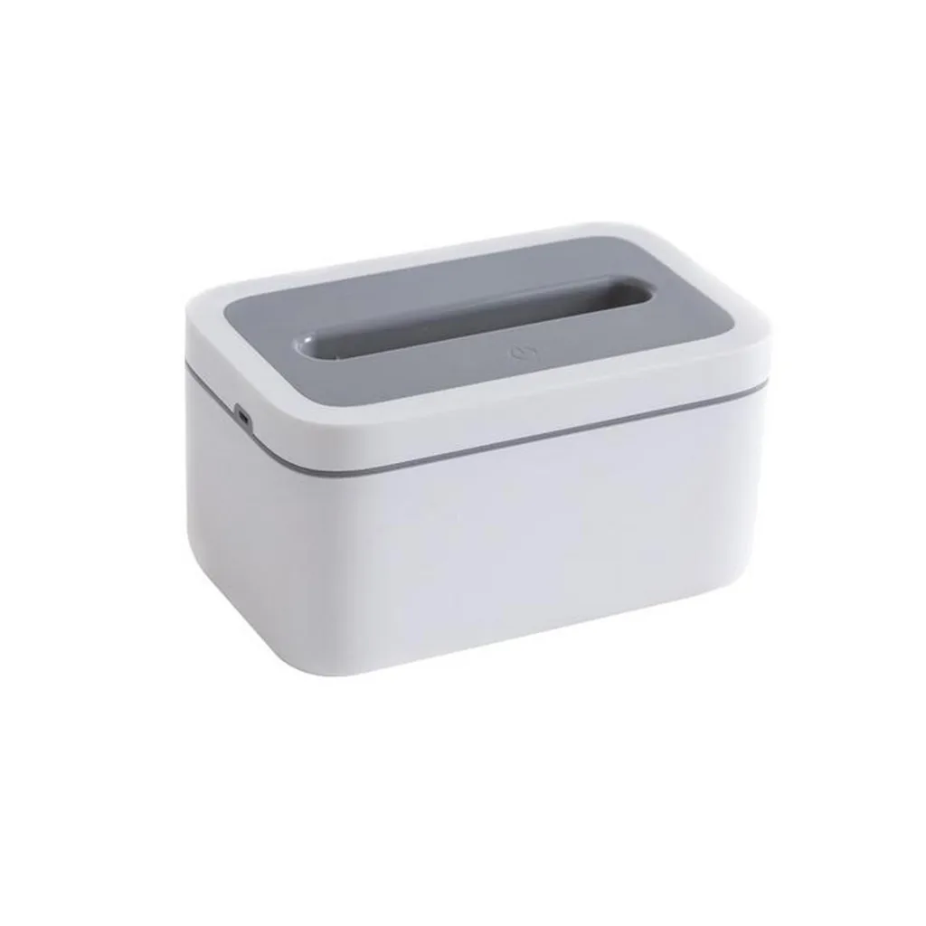 1Pcs Abs Night Light Tissue Box Home Waterproof Removable Paper Towel Storage Box Creative tissue storage box Home organizer#30