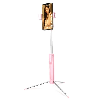 

Portable Stretchable Mobile Phone Selfie Stick Mobile Phone Holder Tripod Camera With A Wireless Bluetooth Remote Self-Timer Art
