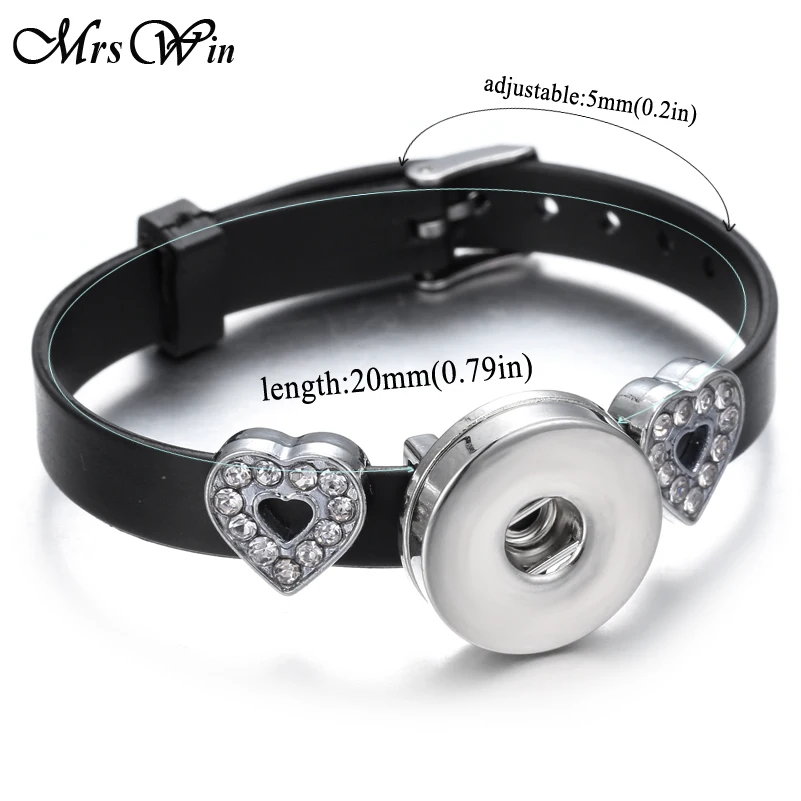Силиконовый браслет 8 мм с кожаными кнопками для женщин и детей|bracelets for|button braceletsnap