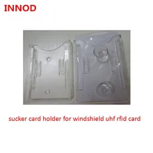 30 шт./лот пластиковый uhf rfid держатель с присоской для rfid парковки автомобиля стекло лобовое стекло бирка