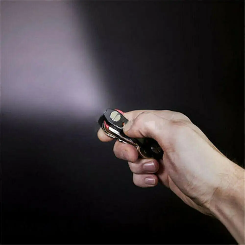 Smart Key Holder Compact Key Chain Organizer With LED Lights Bottle Opener 40JP14