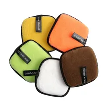 Макияж Pufff 5 шт. микрофибры колодки для удаления мягкого полотенца Очищение лица для снятия макияжа Губка Pufff 0919#30