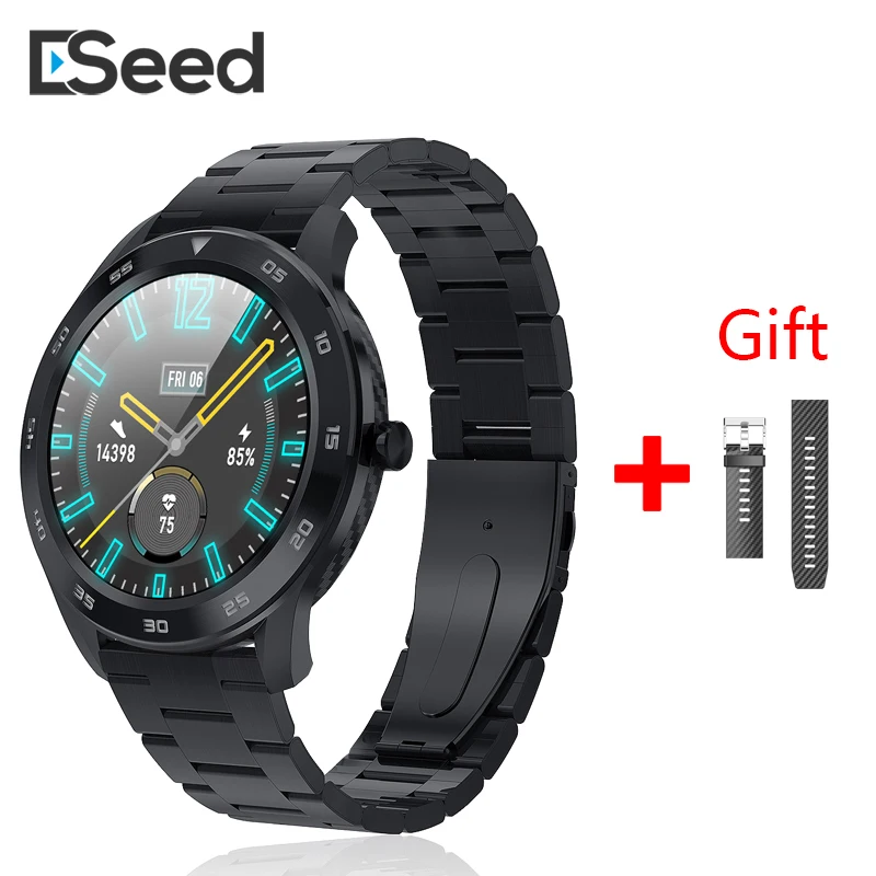 

Eseed DT98 smartwatch men IP68 waterproof 300mah battery long standby ECG Heart rate watch weather forcase smart watch