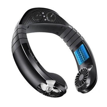 

Hanging Neck Fan Bluetooth Audio Fan Portable Travel Mobile Phone Bluetooth Music Fan