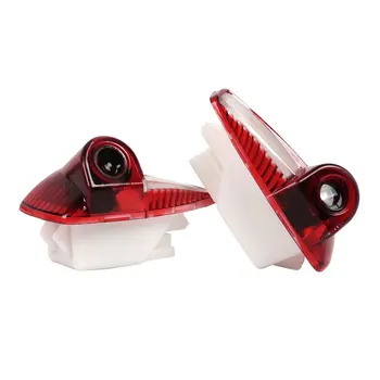 

2pcs For Porsche Panamera Boxster Cayman 911 Accessories Car Logo Ghost Shadow Emblems Led Laser Door Welcome Projector Light