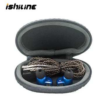 

3pcs Travel Portable Case for Headphones Case Mini Zippered Round Sponge Storage Bag Headset Box for Earphone Case SD TF Cards