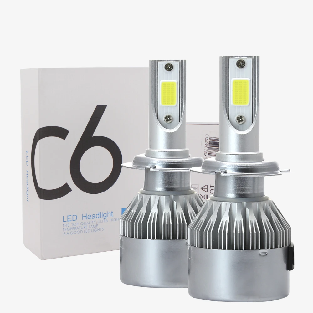 popnow h7 c6 led h4 car headlights 72w 7600lm car led light bulbs h1 h8 h9 h11 automobiles headlamp 6000k led 12v fog lamps led car headlight bulbs led aliexpress