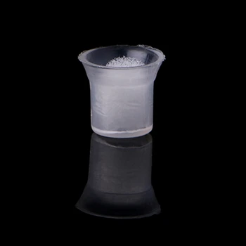 

100Pcs Plastic Disposable Ring Finger Ink Cups with Sponge For Permanent Tattoo Q1QD