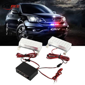 

LEEPEE Car LED Strobe Light External Lights Flash Lamps Multi-function Signal Lamp Auto Universal Accessories Car-Styling