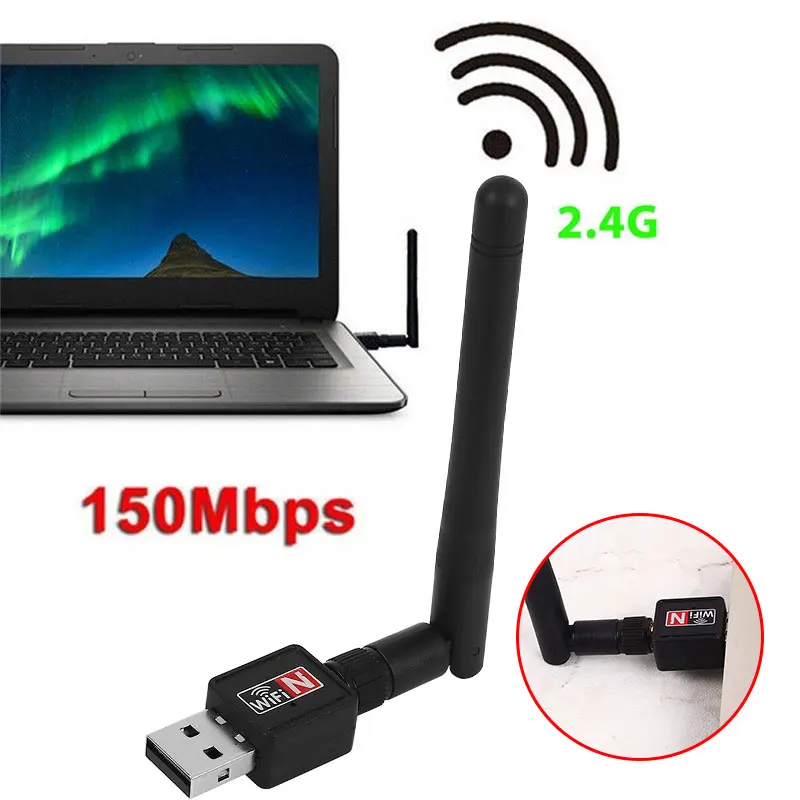 Универсальный Беспроводной USB адаптер 150 Мбит/с 2 4 ГГц 802 11 B/G/N|Усилители сигнала| |