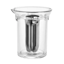 Соковыжималка из нержавеющей стали оранжевая прозрачная фруктовая ручная соковыжималка встроенный измерительный фильтр кофейный ТМ