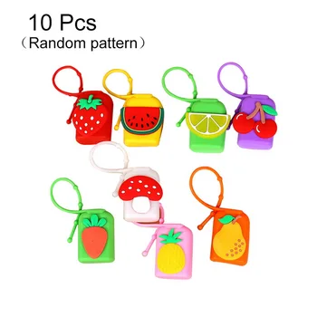 

10Pcs/Lot Portable Traveling Refillable Bottle Silicone Hand Sanitizer Perfume Holder Mini Cute Empty Bottle Bath And Body Works