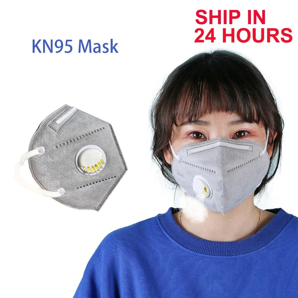 

KN95 Mask 1/5pcs 7 Layers Filters Mascherina ffp3 con valvola Antivirus Anti Infection Mask Particulate Respirator PM2.5 Protect