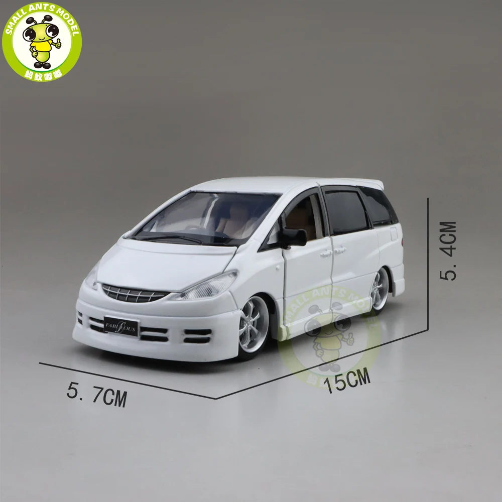 1/32 Jackiekim ESTIMA MPV игрушка OTA литая металлическая Модель автомобиля игрушки дети звук освещение подарки