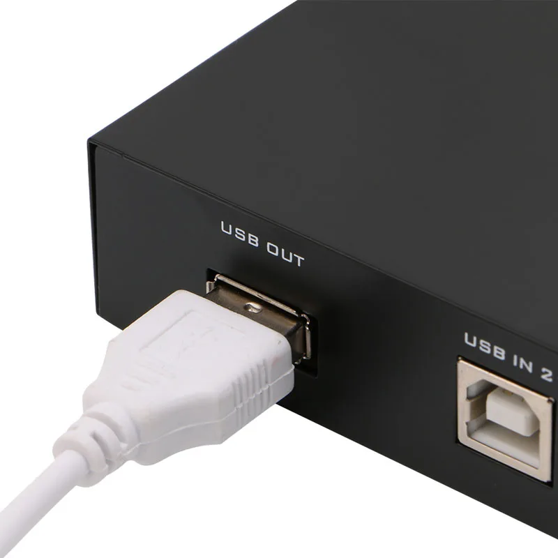 2 порта USB2.0 распределительное устройство переключатель адаптер Коробка для ПК Сканер Принтер Прямая поставка
