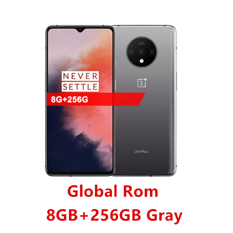 8GB 256GB Sliver CN Глобальная ПЗУ Oneplus 7T 6,55 дюймов кислородная ОС на базе Android 10 Восьмиядерный процессор Snapdragon 855 Plus 8 ГБ ОЗУ 128 Гб ПЗУ аккумулятор 3800 мАч - Цвет: 8GB 256GB Sliver CN