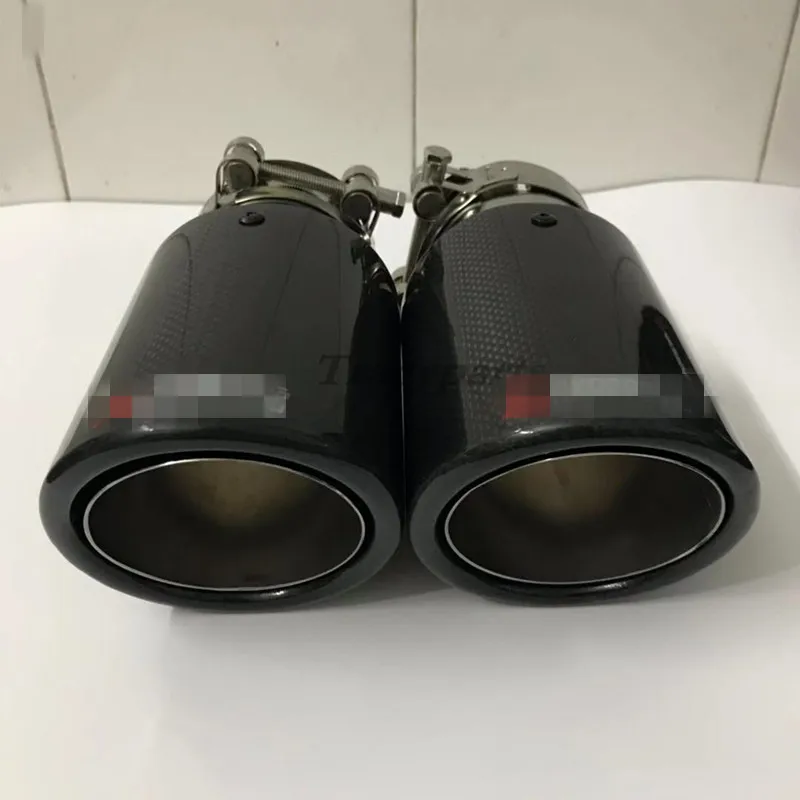 1 шт. Akrapovic гладкая ткань Глянцевая углеродная выхлопная система глушитель