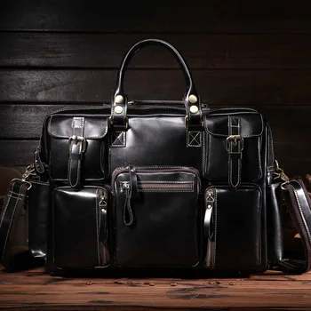 

1PCS Men's Bag Handbag Korean Version Single Shoulder Bag Oblique Satchel Business Retro Briefcase Leisure Computer