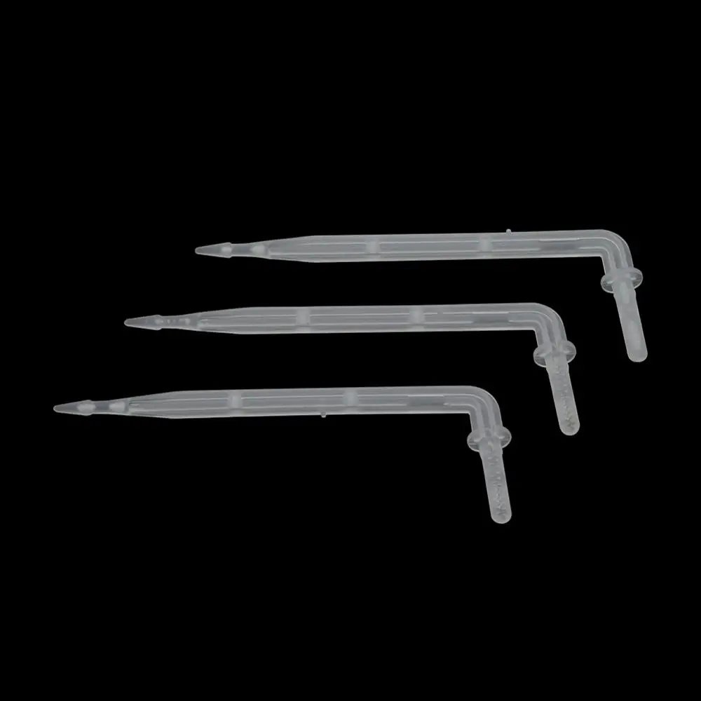 4mm Elbow Arrow Drippers Garden Micro Irrigation Drip Emitter 4/7mm Hose Dripper Watering to Root Dripper 100Pcs
