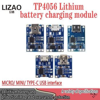 

Smart Electronics 5V type-c Micro USB 1A 18650 Lithium Battery Charging Board With Protection Charger Module for Arduino Diy Kit
