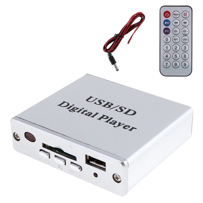 Dc 12V цифровой автомобильный усилитель мощности Mp3 Аудио Плеер ридер 3 электронная