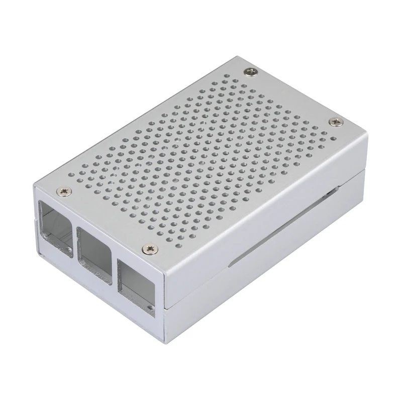 Горячая Raspberry Pi 4 Алюминиевый Чехол черный корпус Серебряная коробка металлический корпус для RPI 4 Модель B