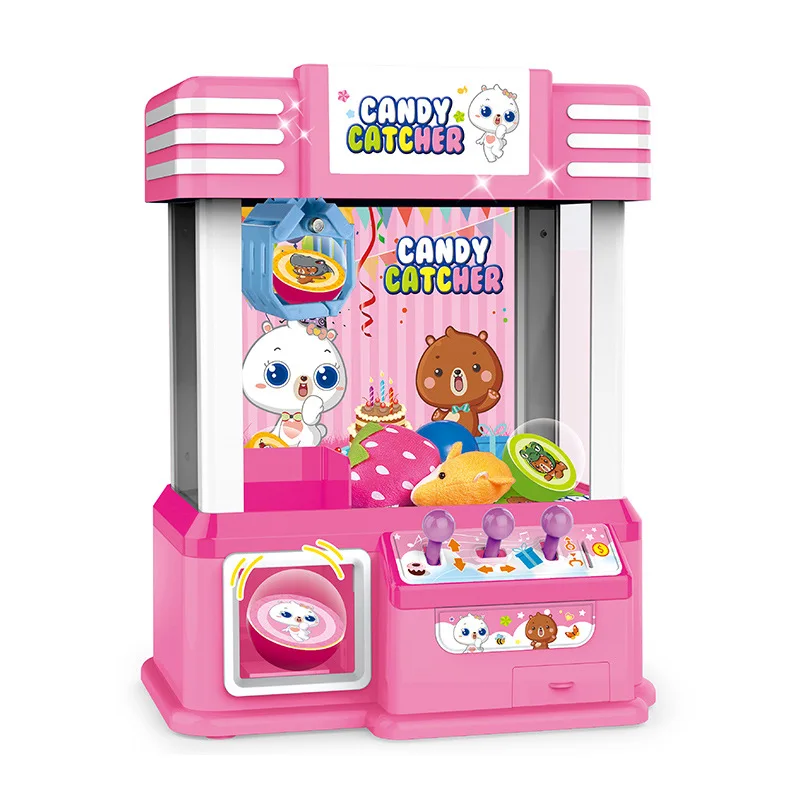 Машина для ловли журавлей, игрушечная машинка для куклы, маленькая Мини Бытовая Машина для изготовления конфет, музыкальная Капсульная игрушка, детская игрушка