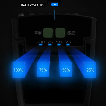 

Bright USB Rechargeable Rotatable Night Fishing Camping Clip On Hat Outdoor Head Lamp Light Sensor Battery Display 6 Led Cycling