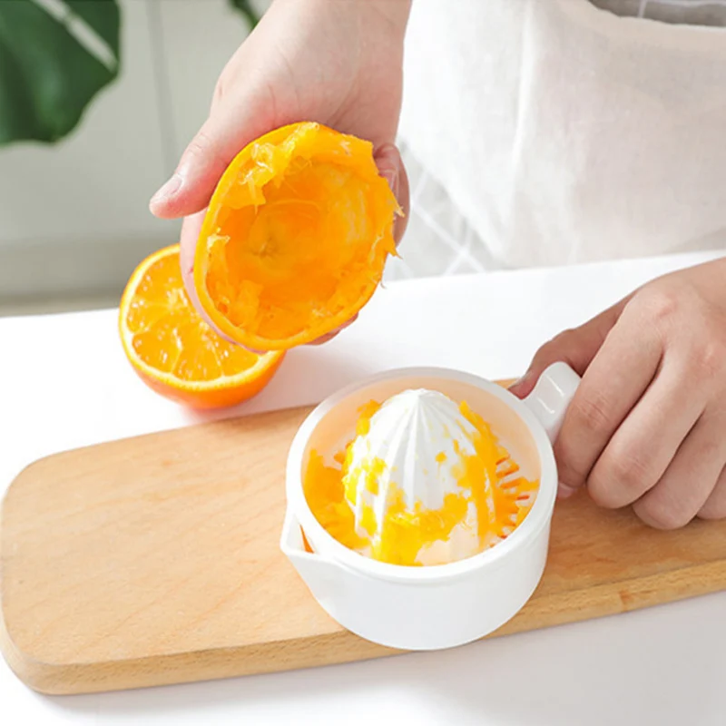 Exprimidor Manual De Cítricos Limón Naranja Zumo de Fruta Prensa Exprimidor Extractor De Plástico V 