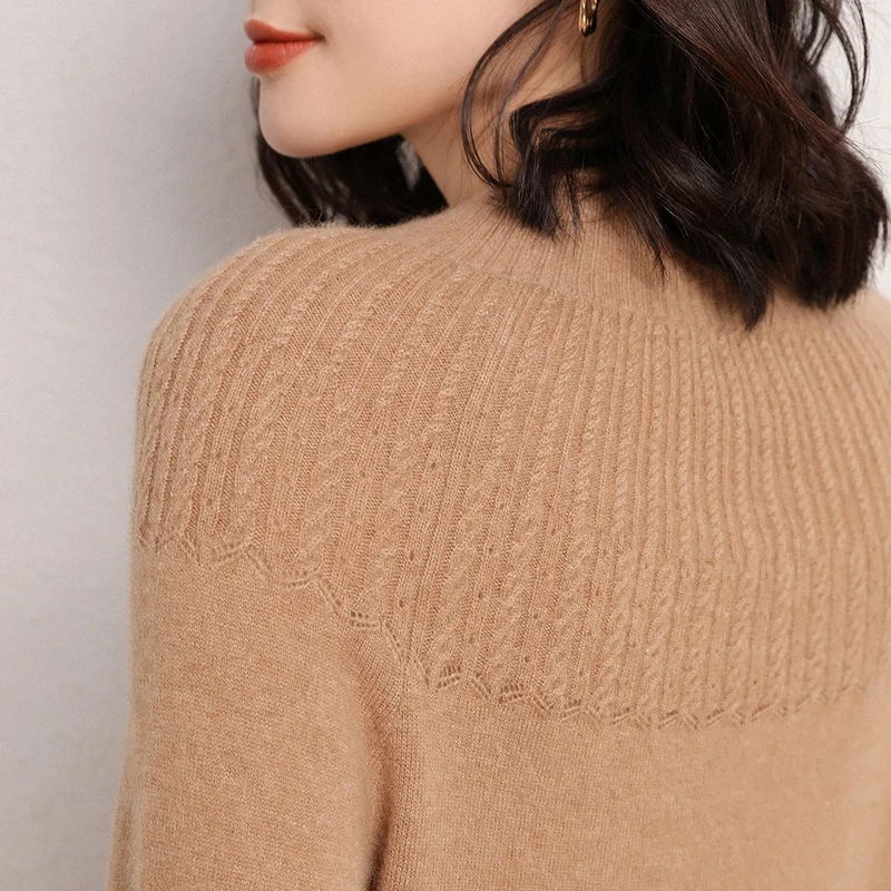 Women Sweaters 100% Pure Cashmere Pullovers Winter