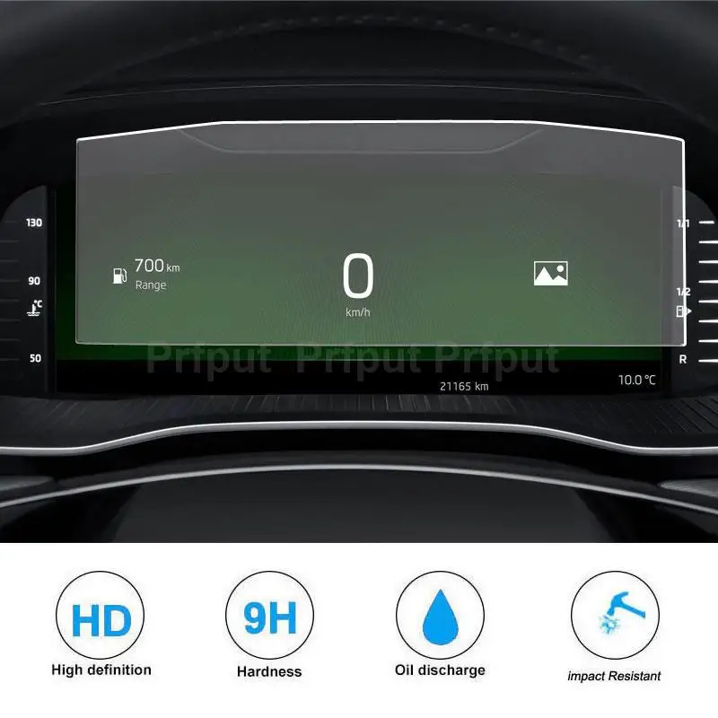 ڵ ׺̼ ȭ  LCD ȭ ȣ ʸ ƼĿ    Skoda Octavia A8 2020 2021 ׼