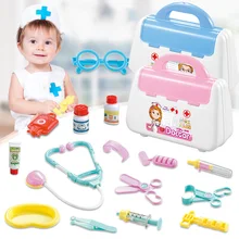 Игровой набор игрушек, детские игрушки, игрушки для детей, семейный Медицинский Набор для доктора, игровой набор для детей, ролевые игровые инструменты, Обучающие ролевые игры