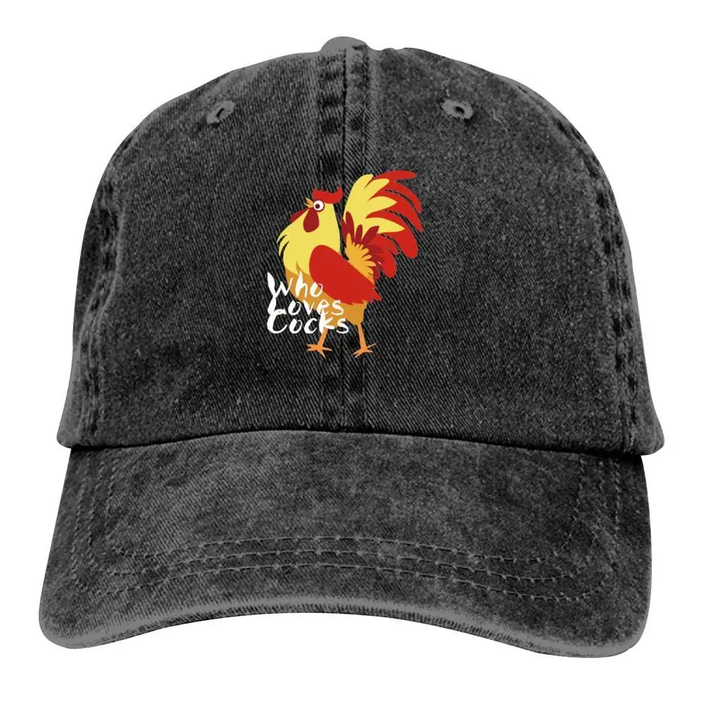 Ферма, которая любит Петухов для взрослых нейтральная бейсбольная окрашенная моющийся Ковбой шляпа солнцезащитный крем Ковбой шляпа отца
