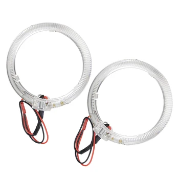 

2pcs 720 LM 100mm LED Light Guide Angel Eyes Halo Rings 12V 6W for Car Truck Motorcycle Headlight Retrofit Red Accessories